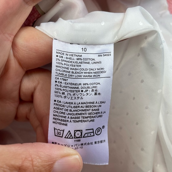 Banana Republic Pink Textured Academy Blazer, size 10 - Picture 6 of 8